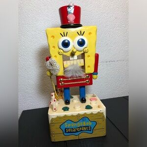 Vintage 2003 Kurt S. Adler 11" Spongebob Squarepants Nutcracker Christmas Decor